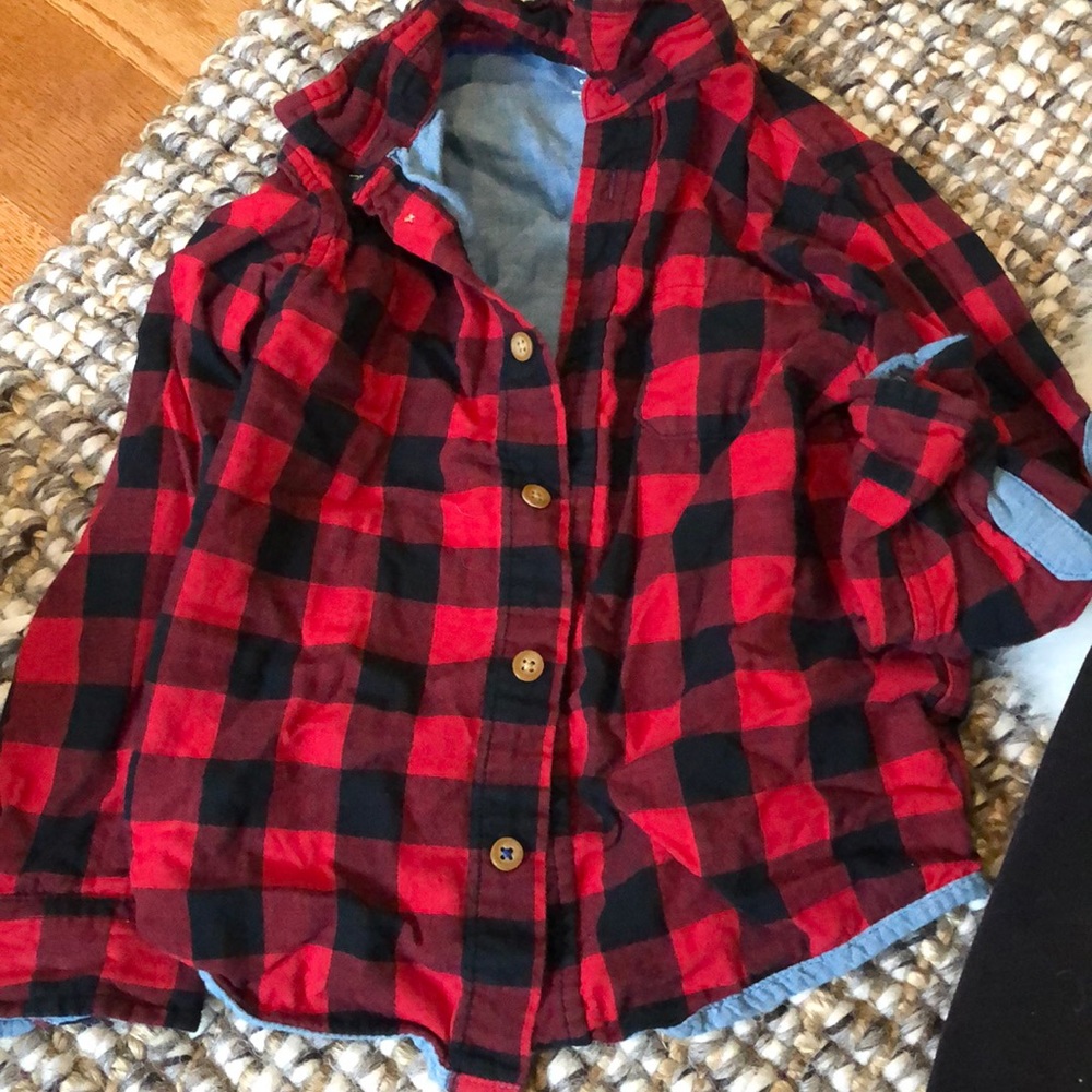 Toddler boy flannel